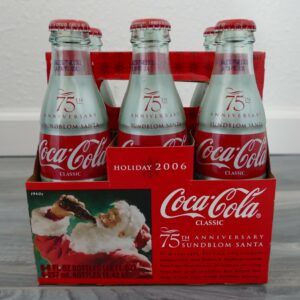 75th Anniversary Sundblom Santa Coca-Cola Bottles
