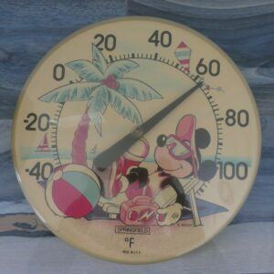Disney Mickey Mouse Vintage Springfield Outdoor Thermometer