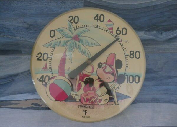 Disney Mickey Mouse Vintage Springfield Outdoor Thermometer