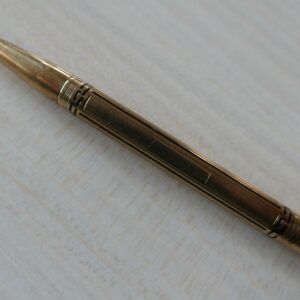 Vintage 14K Gold Chatelaine Twist Pencil