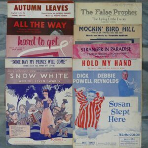 Vintage Sheet Music - Lot of Eight