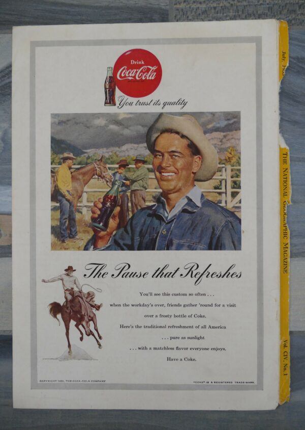 1953 Drink Coca-Cola Print Advertising