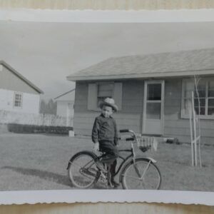 Kirby and His Bike – Vintage Original Photograph