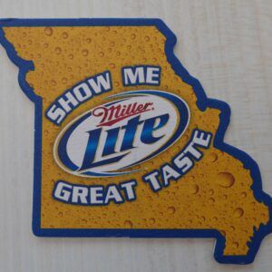 Missouri Miller Lite Carboard Bar Beer Coasters