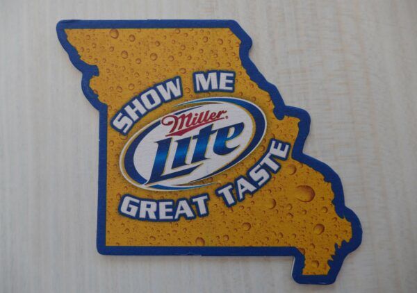 Missouri Miller Lite Carboard Bar Beer Coasters