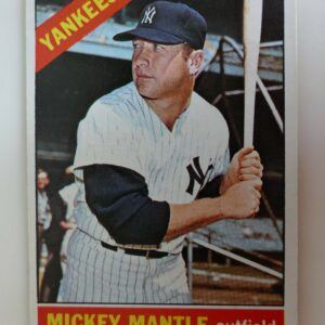 1966 Topps Baseball Card #50 Mickey Mantle