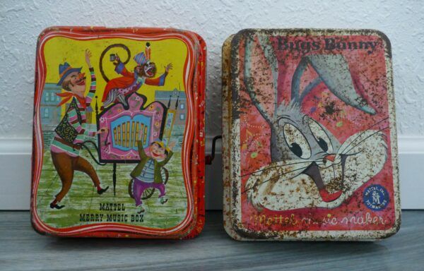 Set of Two Vintage Mattel Music Boxes