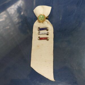 Vintage Church Choir Pins On Ribbon