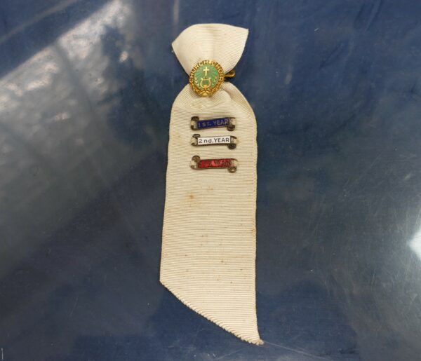 Vintage Church Choir Pins On Ribbon