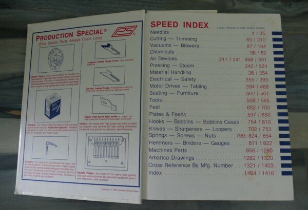 Universal Sewing Supply 1986 Sewing Machine Catalog