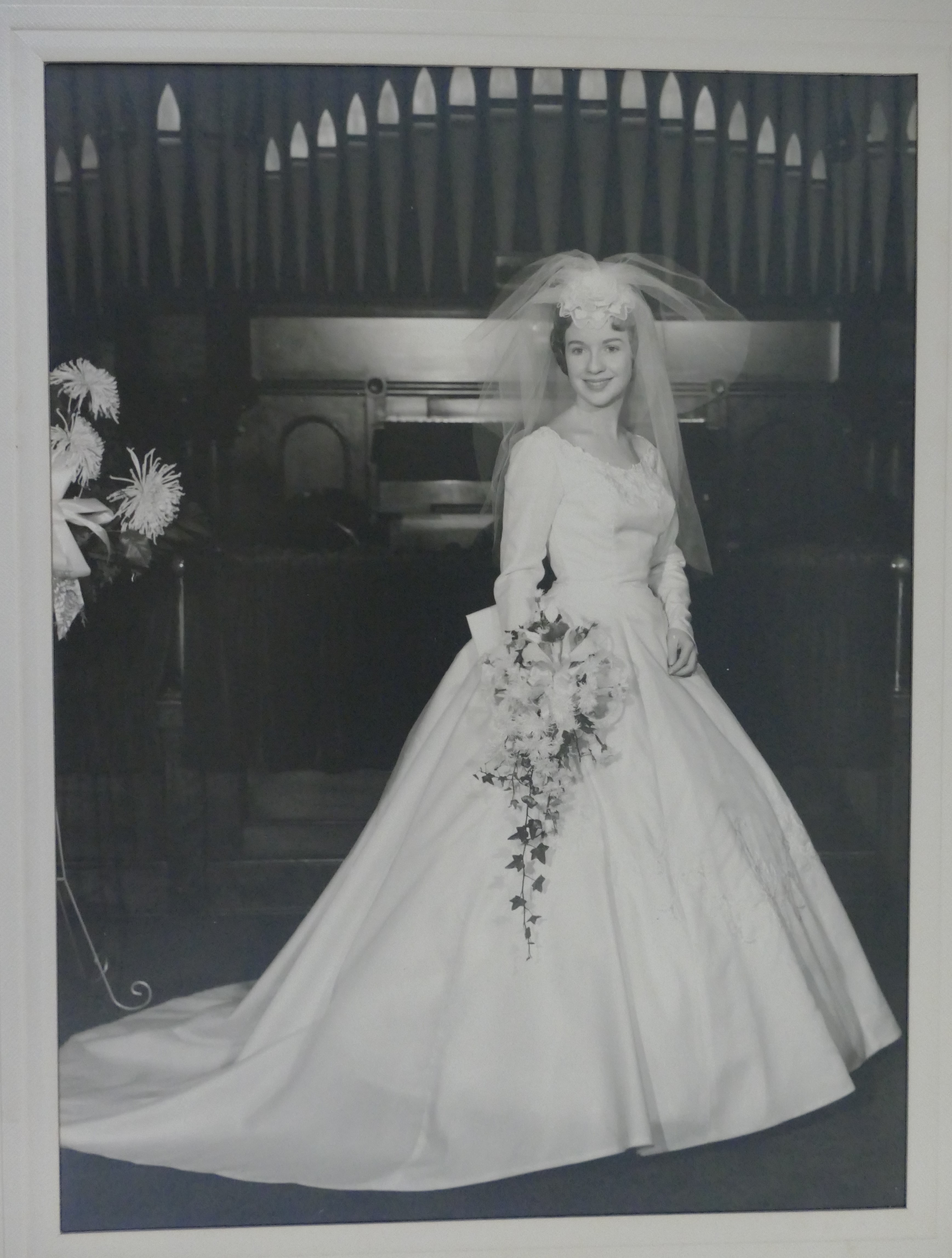 Vintage Bride Picture in Cardboard Cover