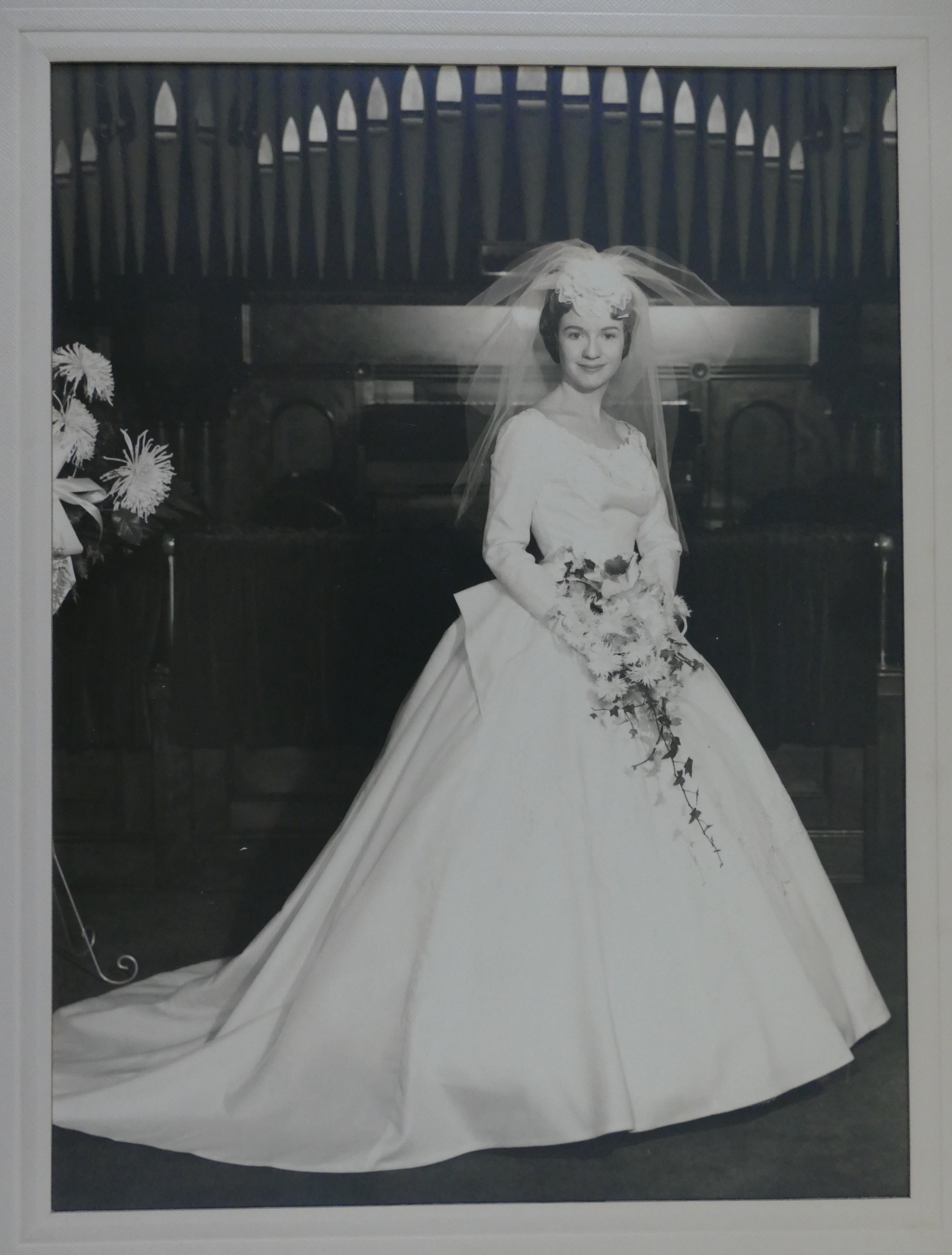 Vintage Bride Picture in Cardboard Cover