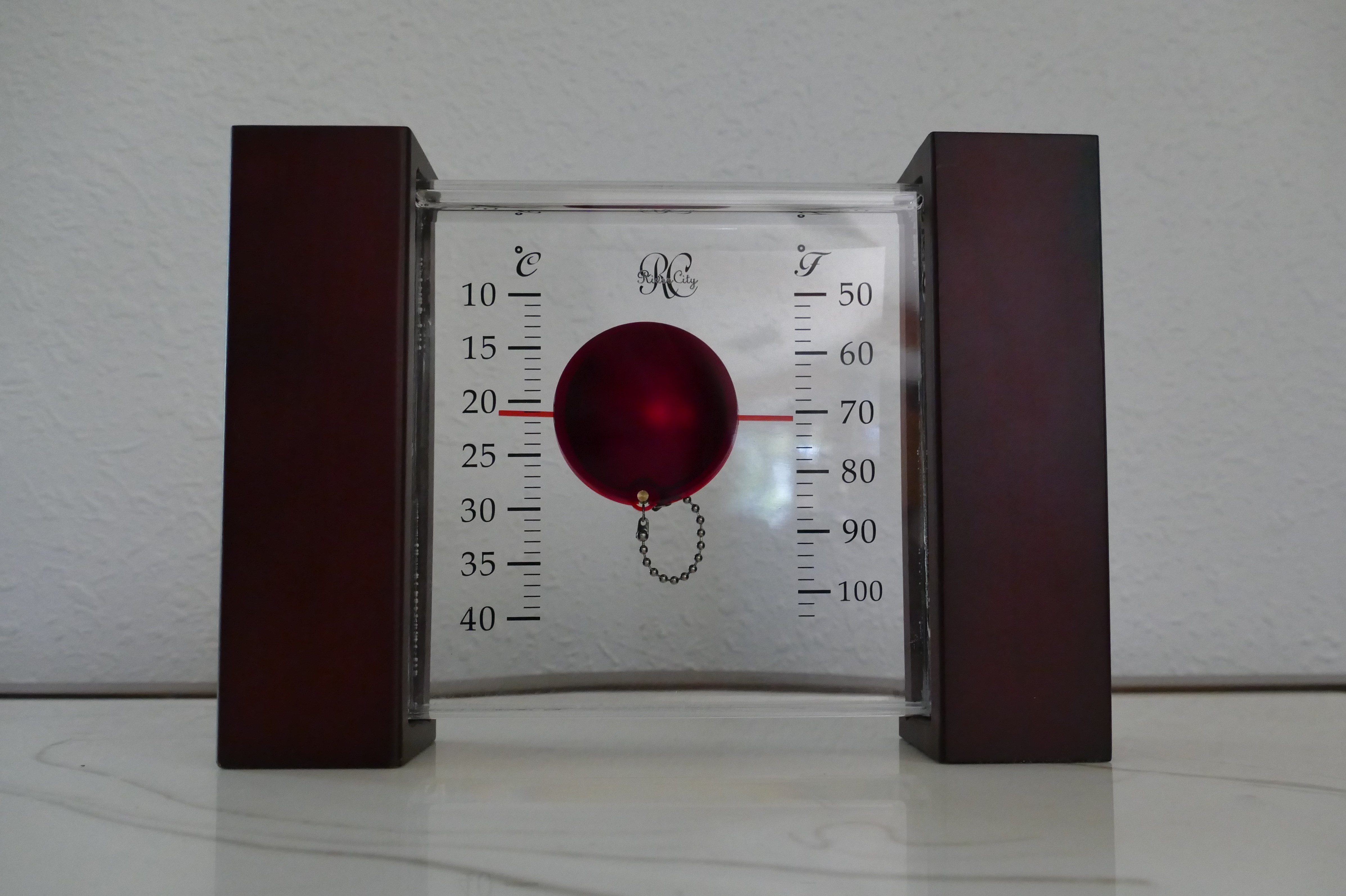 Vintage River City Floating Thermometer