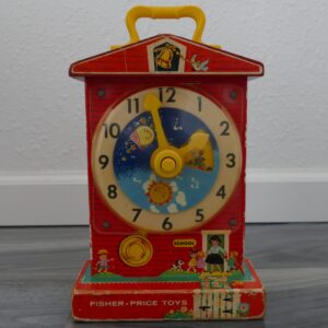 1968 Fisher•Price Music Box Teaching Clock