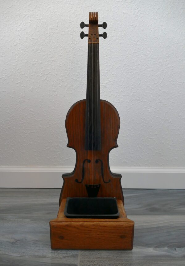 Wood Cello Planter