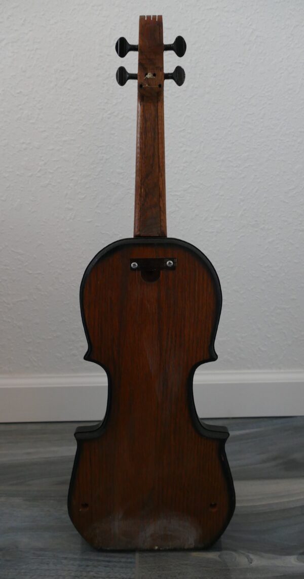 Hand Crafted Wood Cello With Planter Insert