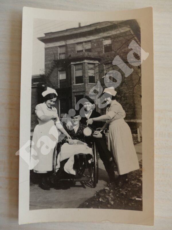 Out of the Hospital – Vintage Photograph