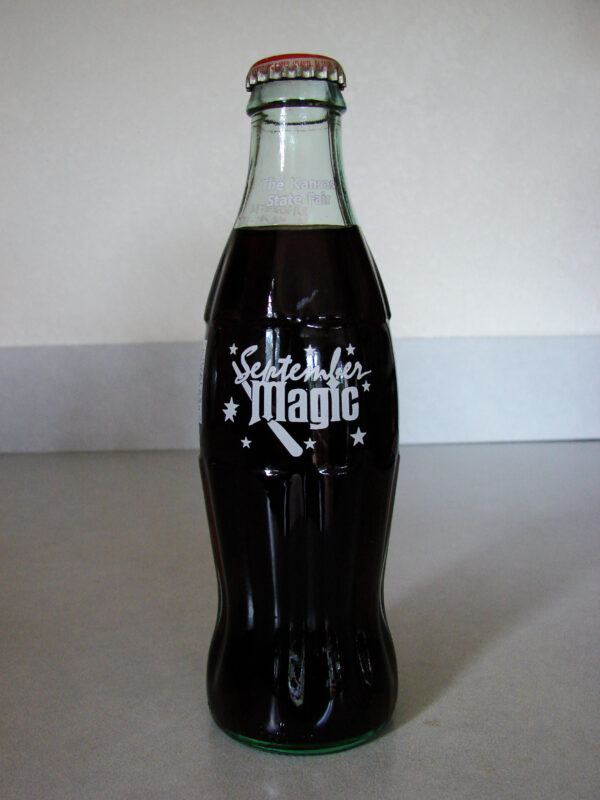 The Kansas State Fair September Magic Commemorative Coca-Cola Glass Bottle