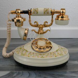 American Telecommunications Corporation “The Empress” Rotary Dial Telephone In Tested & Working Condition