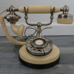 French Style ITT Rotary Dial Telephone