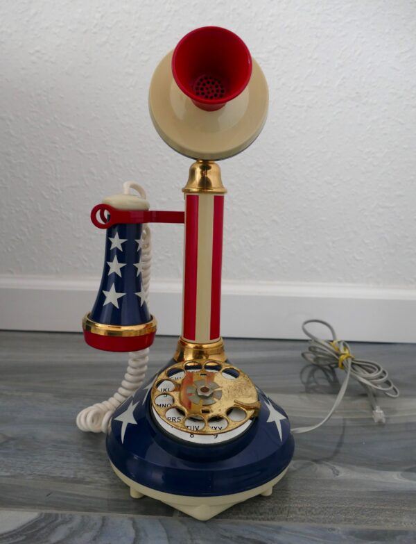 American Telecommunications Corporation “The Candlestick” Rotary Dial Telephone