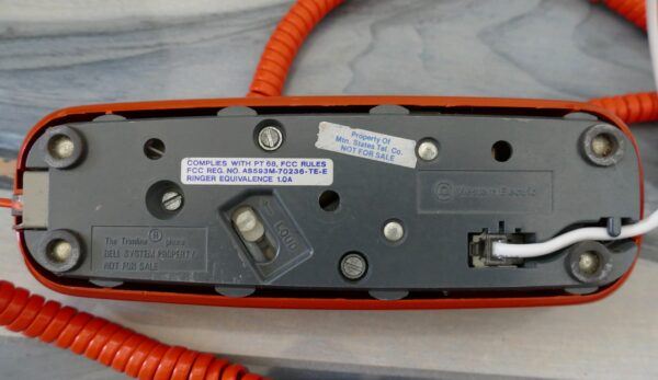Western Electric Rotary Dial Trimline Telephone In Tested & Working Condition - Image 7