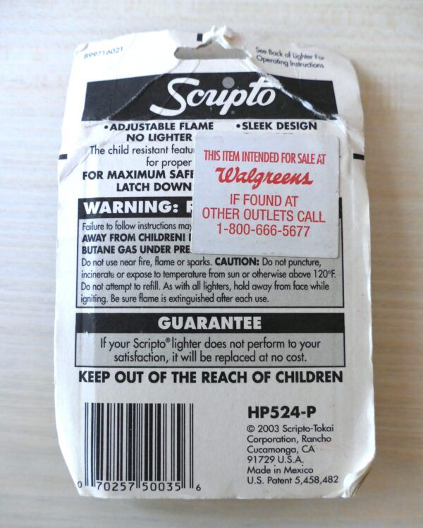 Scripto Wild Prints Quality Textured Grip Lighters