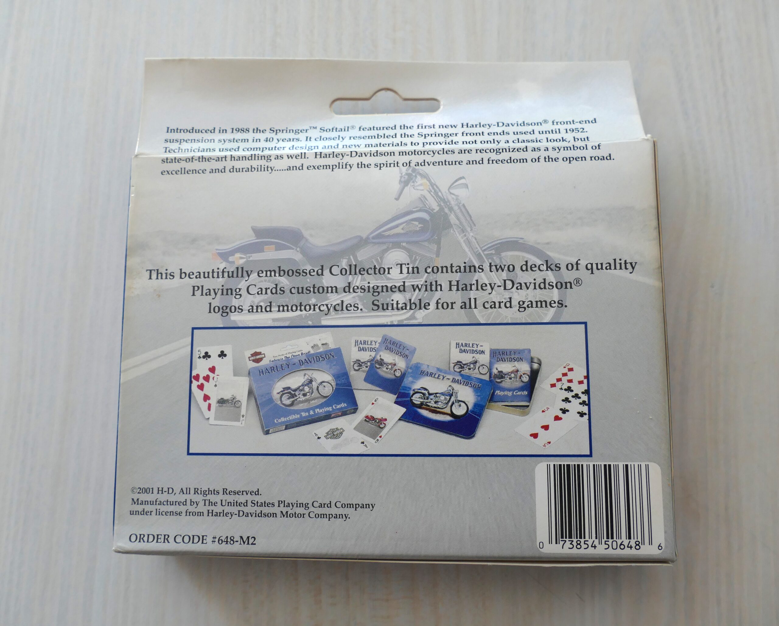 Harley-Davidson Collectible Tin & Playing Cards