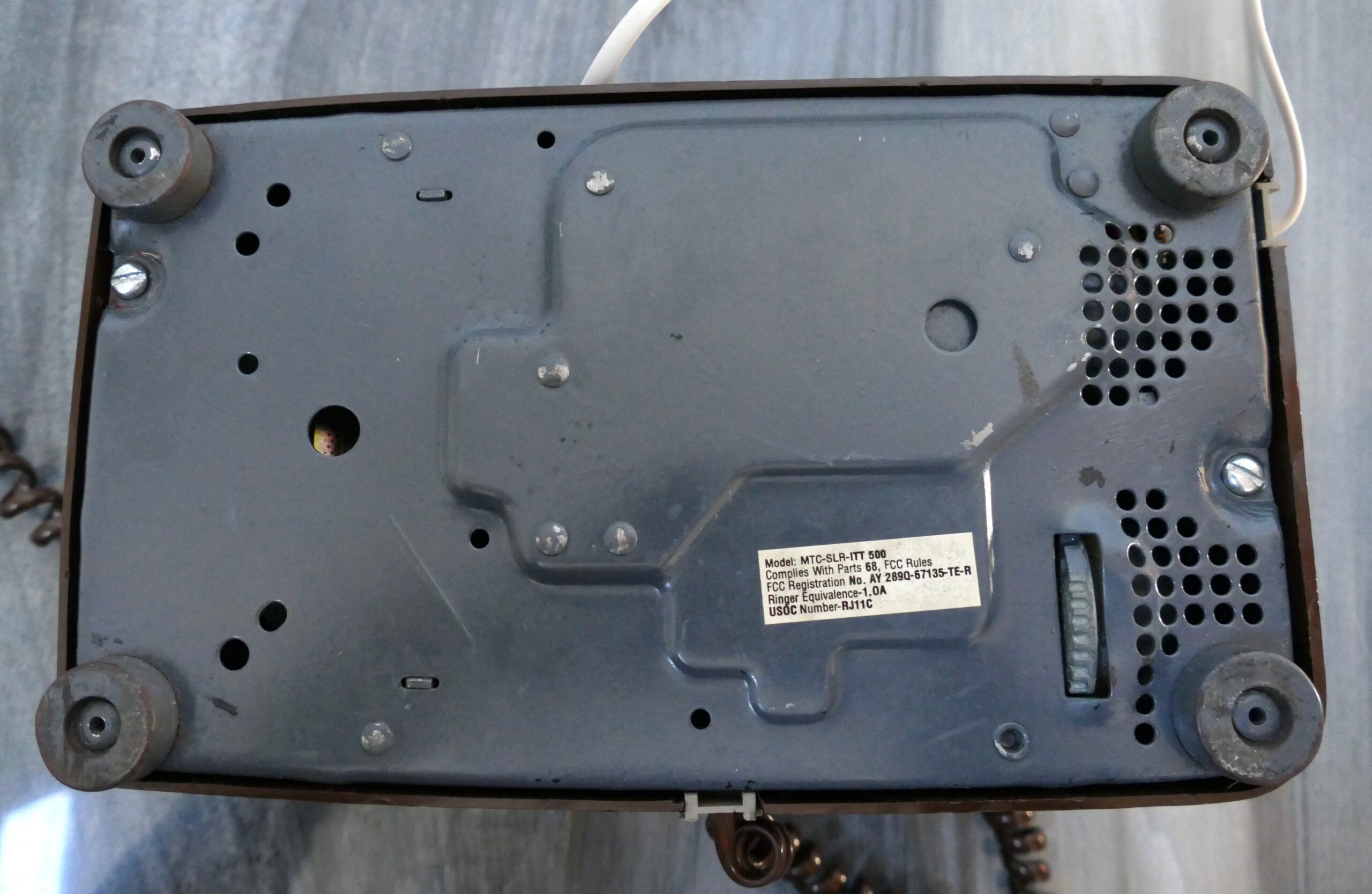 ITT Rotary Dial Telephone In Tested & Working Condition - Image 7