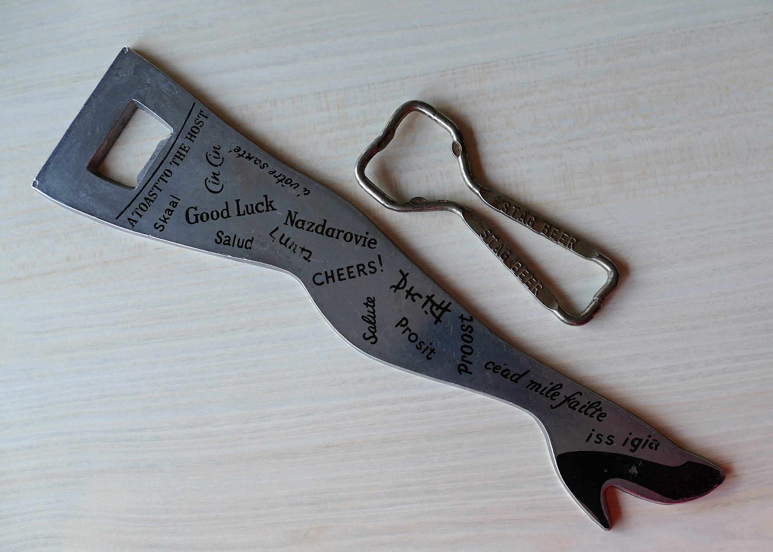 Set of Two Vintage Novelty Bottle Openers