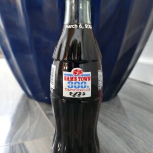 Sam’s Town 300 Las Vegas Motor Speedway Commemorative Coca-Cola Glass Bottle 2004