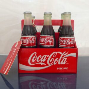 Vintage 1995 Coca-Cola 6-Pack Desk Pak Organizer