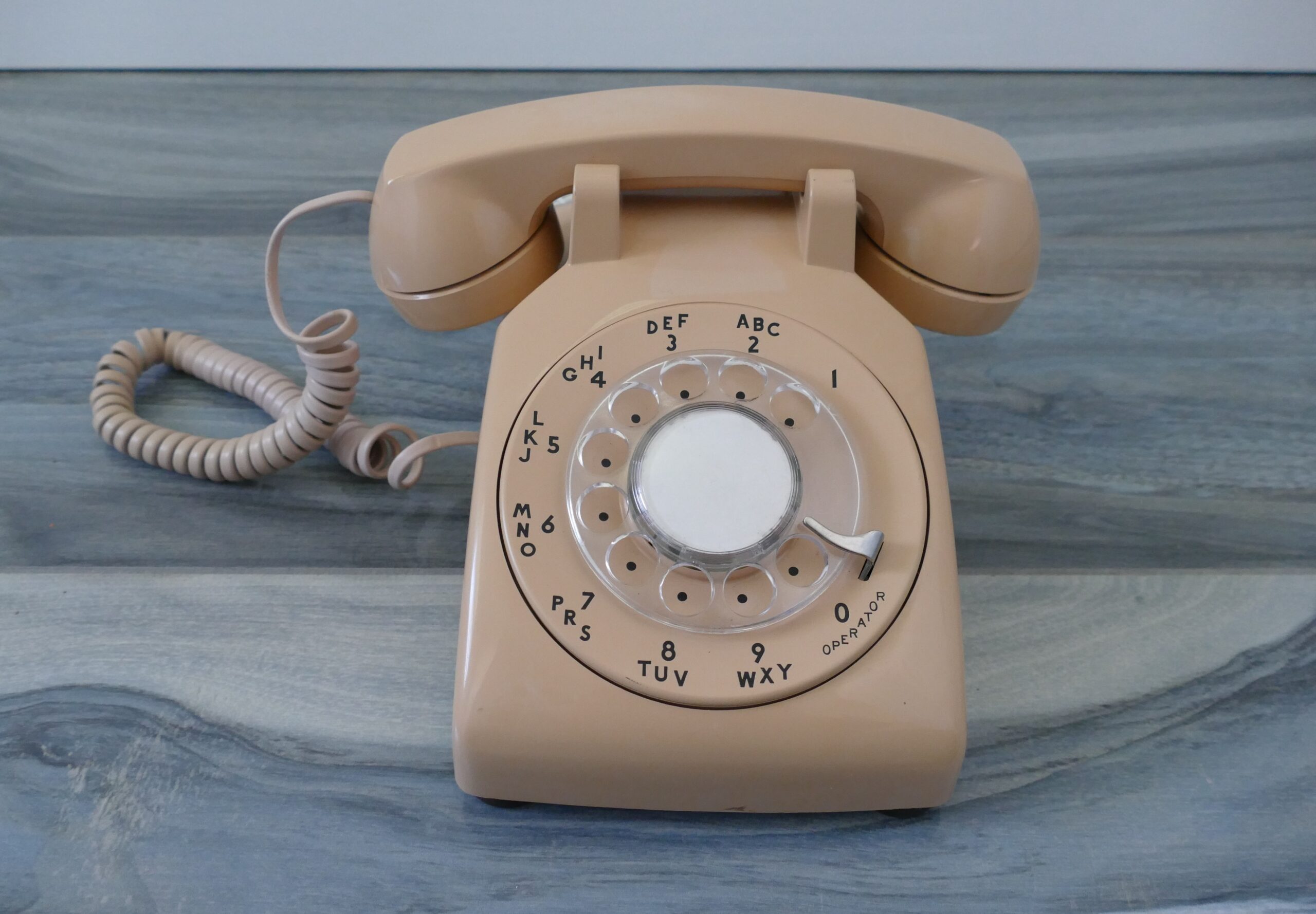 Vintage AT&T Rotary Dial Desk Telephone In Tested & Working Condition
