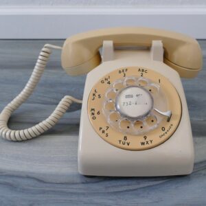 Vintage Western Electric Rotary Dial Desk Telephone