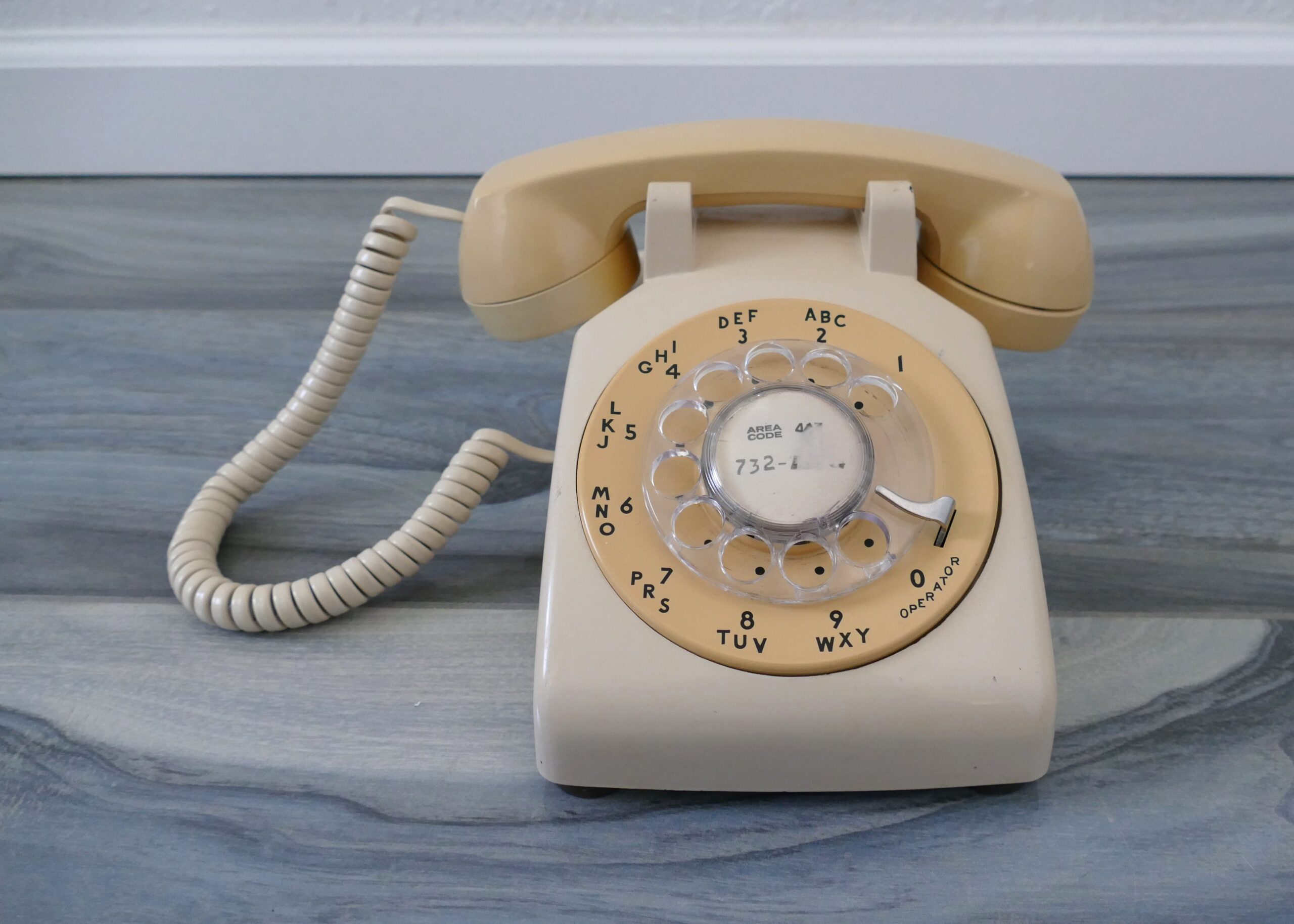 Vintage Western Electric Rotary Dial Desk Telephone