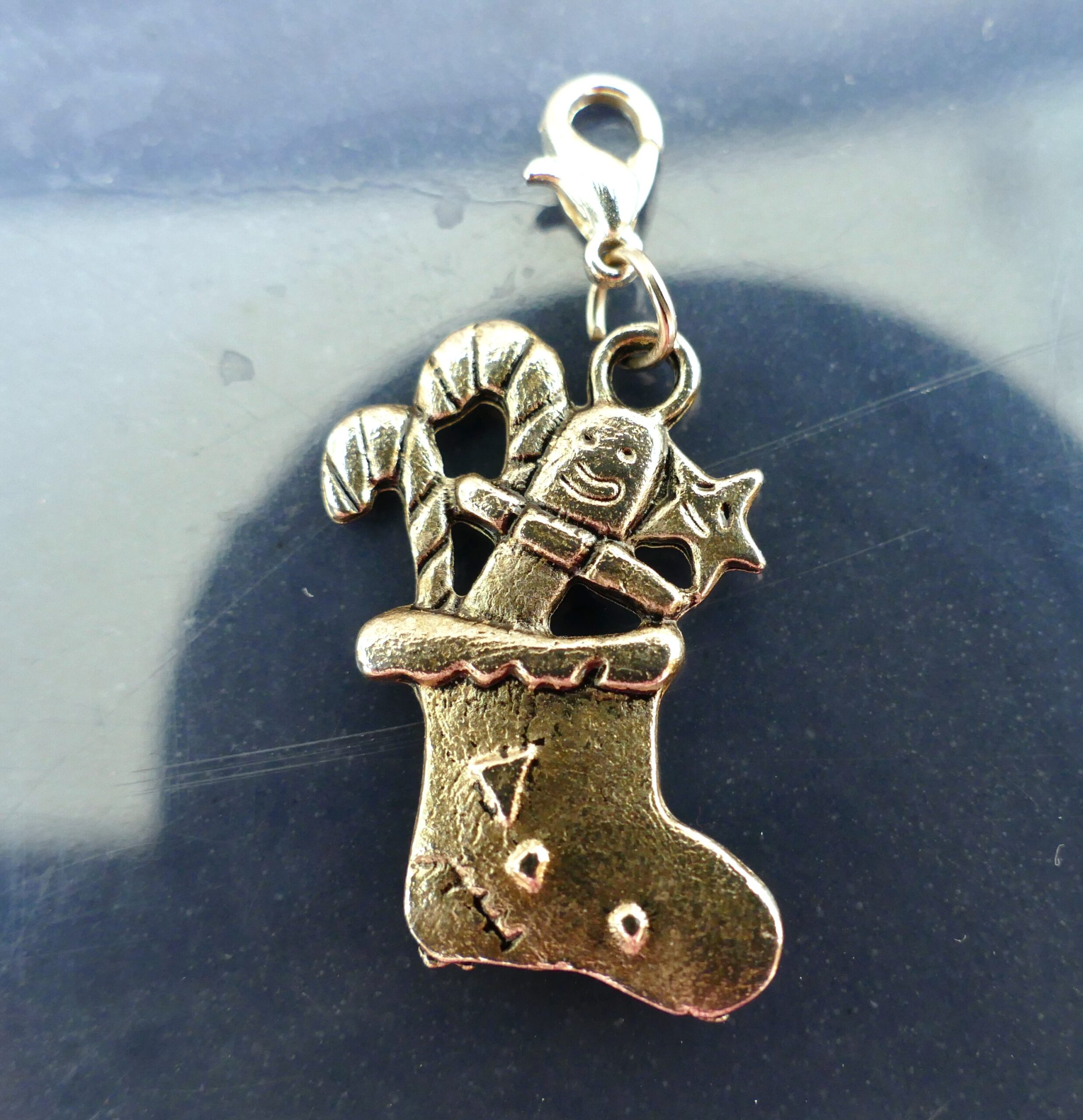 Set of Two Silver Christmas Charms