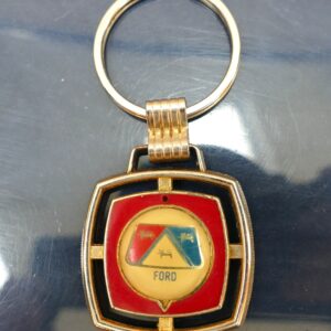 Vintage Ford Crest Emblem Keychain