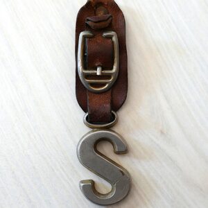 Vintage Letter ‘S’ on Leather Buckle FOB